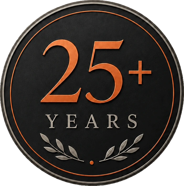 25-plus years in business